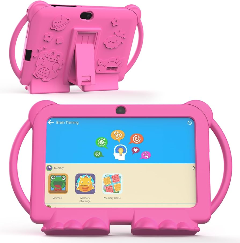 DISCOUNTED OFFER!! Modio Kids Study Tablet 128GB/4GB 5G with SIM Card Slot - Toys COMES WITH A SILICONE COVER- KIDS TABLETS