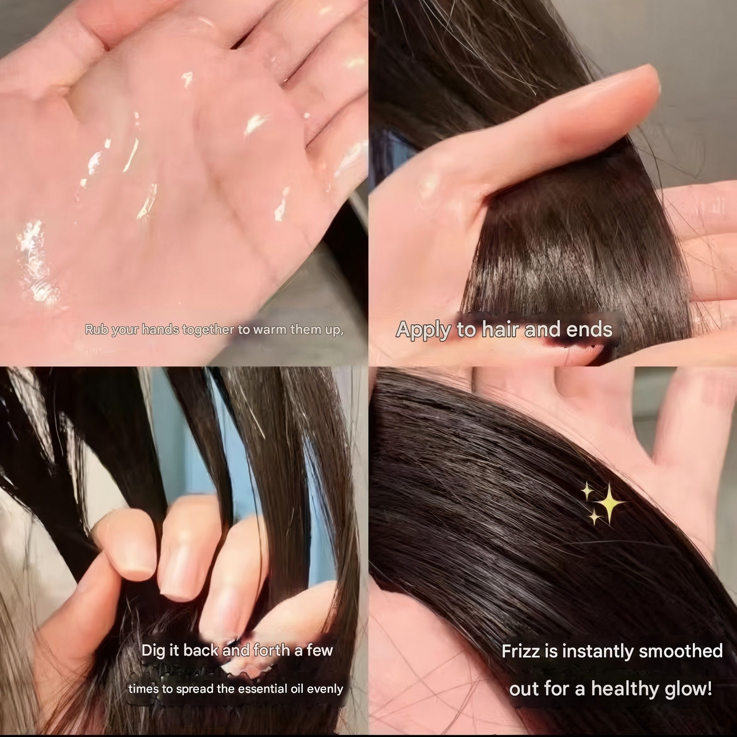 Hair Care Oil Fragrance and gloss Improve dry hair Improve frizzy hair No-rinse essential oil Fresh taste For women