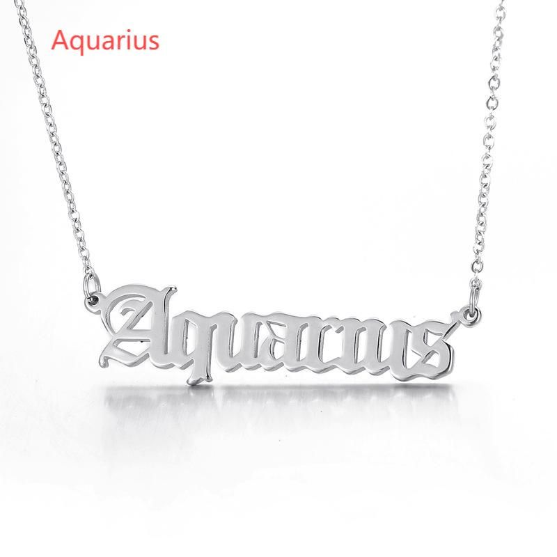 Constellation Necklace  6 constellations Gemini Taurus Pisces Scorpio Sagittarius Aquarius Personality and fashion