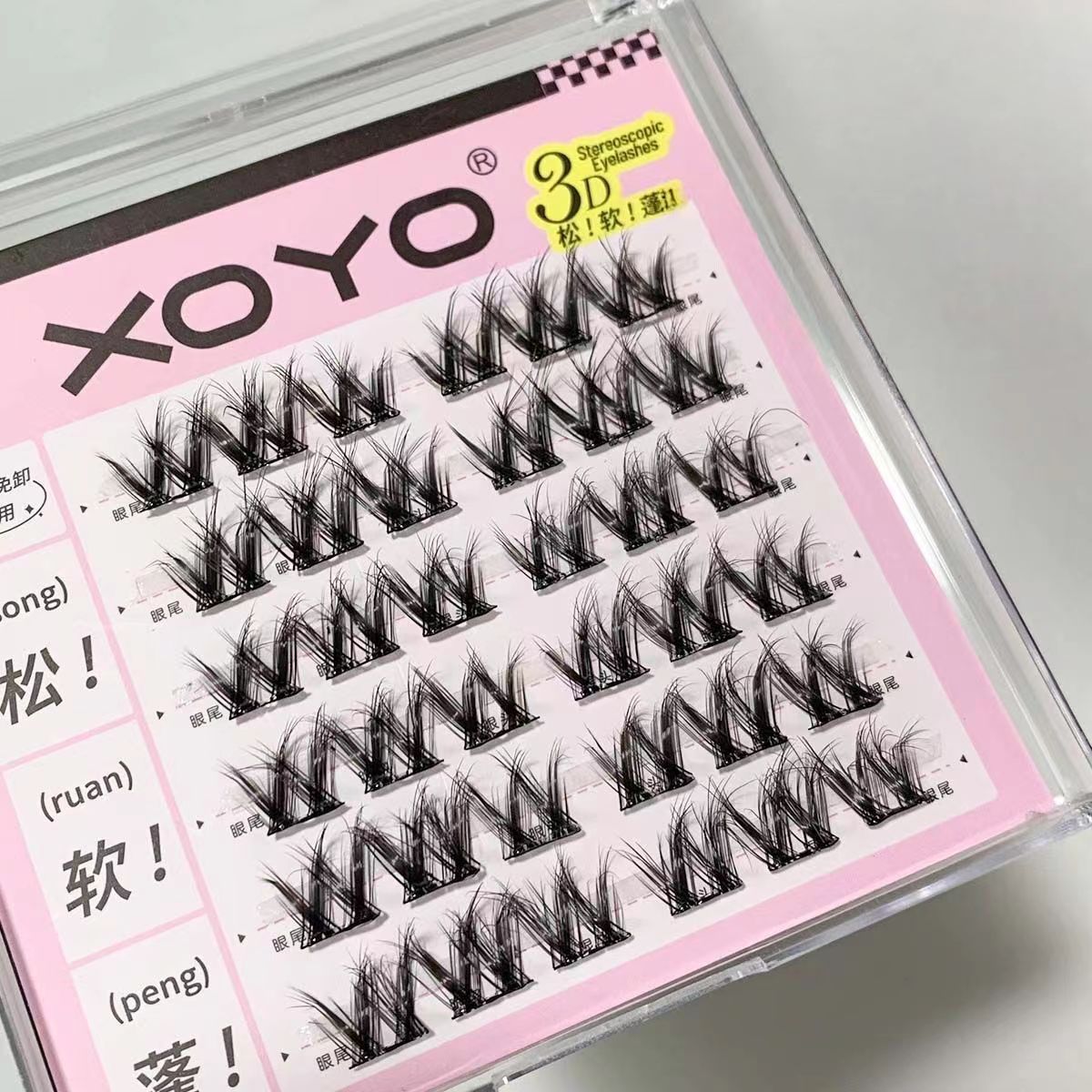 Natural-Looking False Eyelashes  self-adhesive eyelashes 5D Volume False Eyelashes Easy-to-Use Lashes for Beginners(Free Lash Tweezer Included)