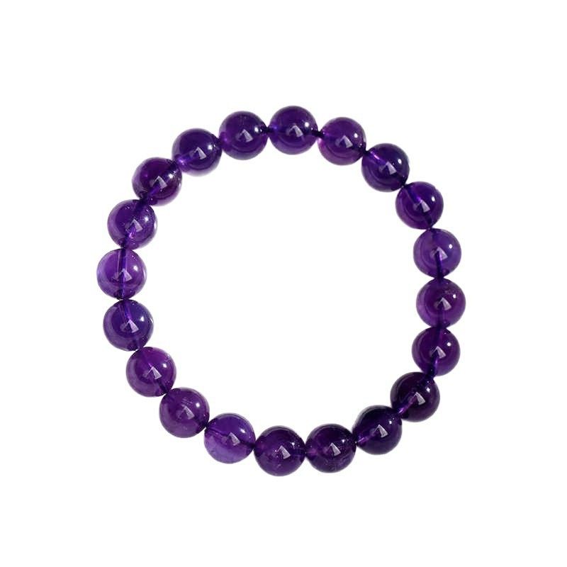 Glass Beaded Bracelet Wealth - Attracting Pixiu Bracelet Red Beauty Beaded Bracelet Amethyst Beaded Bracelet for Good Luck