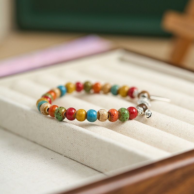 Couple Bracelet Best Friend Bracelets Rainbow Bracelet Bracelet for Joy & Peace Pendant Bracelet Yellow Three-Layer Bracelet