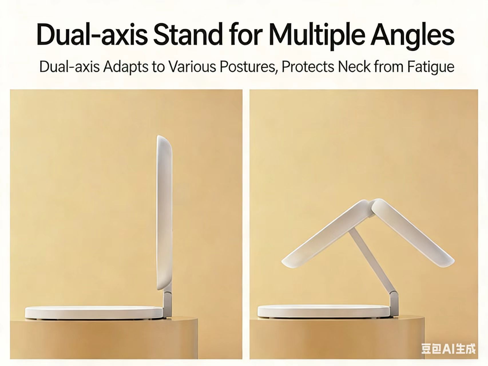 2026 New Model LED Tabletop Makeup Mirror Lighted Portable Vanity Mirror LED Makeup Mirror with Light HD Makeup Mirror