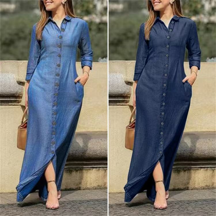 New Arrival Women European American Style Elegant Dress Fashion Casual Party Dresses Ladies High Quality Slim Comfortable Dress