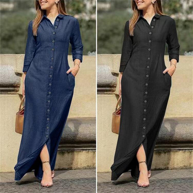 New Arrival Women European American Style Elegant Dress Fashion Casual Party Dresses Ladies High Quality Slim Comfortable Dress