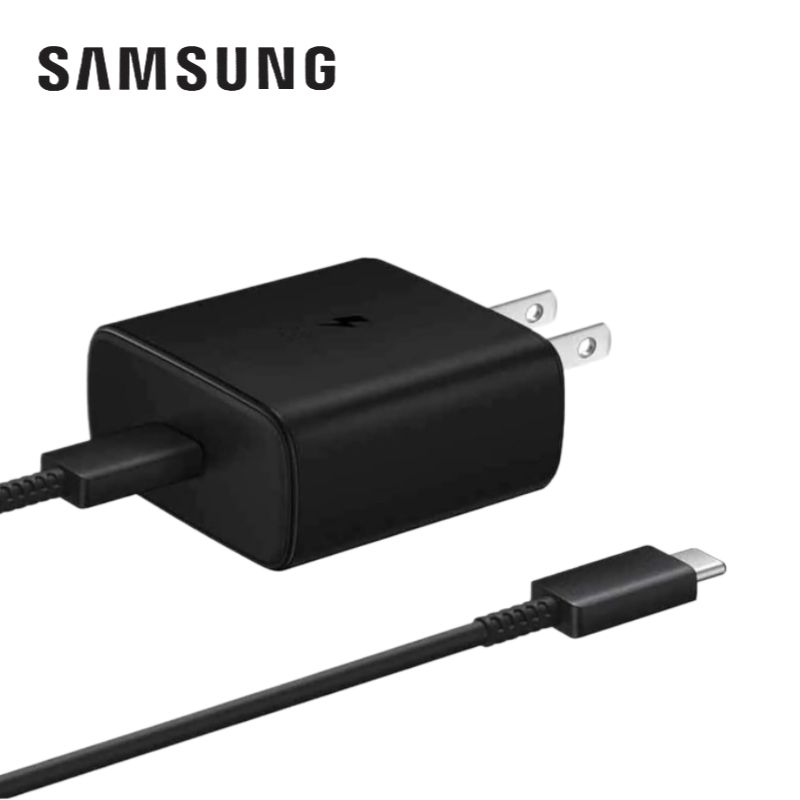 SAMSUNG 45W Wall Charger Power Adapter with Cable Included, Super Fast Charging for Galaxy Phones, Tablets and USB Type C Devices, Low Standby Power Consumption