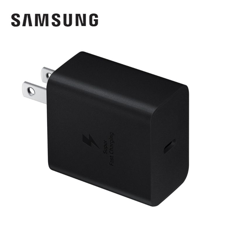 SAMSUNG 45W Wall Charger Power Adapter with Cable Included, Super Fast Charging for Galaxy Phones, Tablets and USB Type C Devices, Low Standby Power Consumption