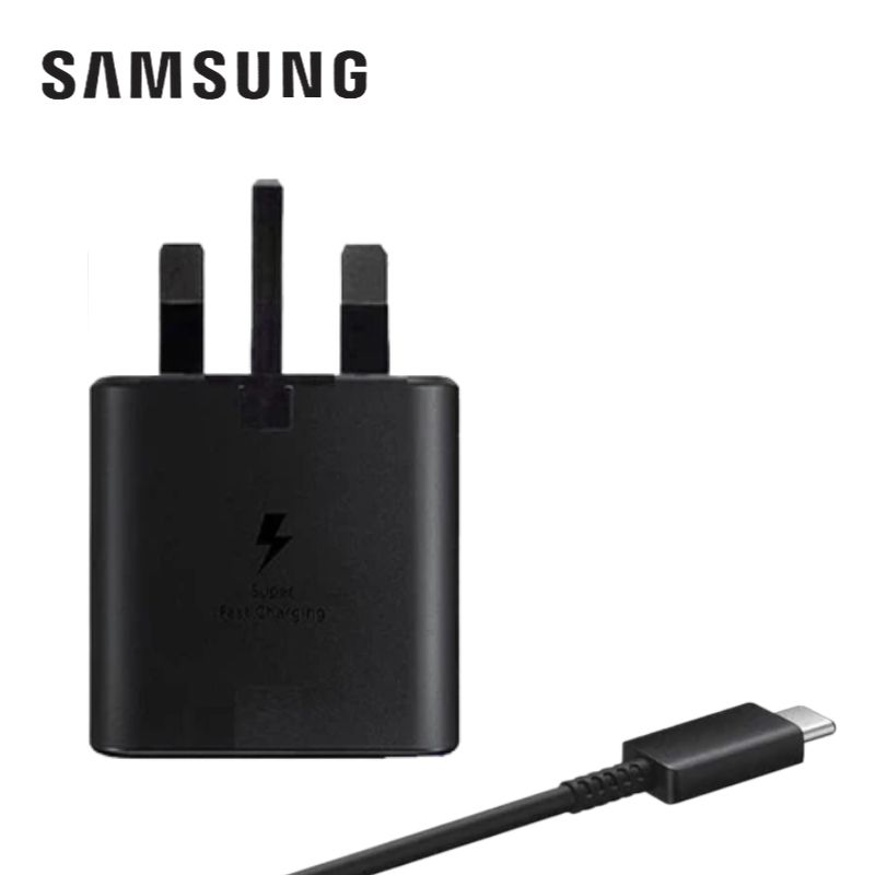 SAMSUNG 45W Wall Charger Power Adapter with Cable Included, Super Fast Charging for Galaxy Phones, Tablets and USB Type C Devices, Low Standby Power Consumption