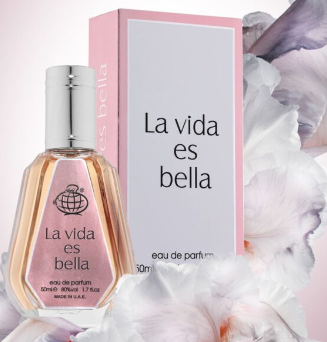 (NEW ARRIVAL)La Vida Es belle perfume for ladies 50ml by fragrance world-elegant perfume from fragrance world