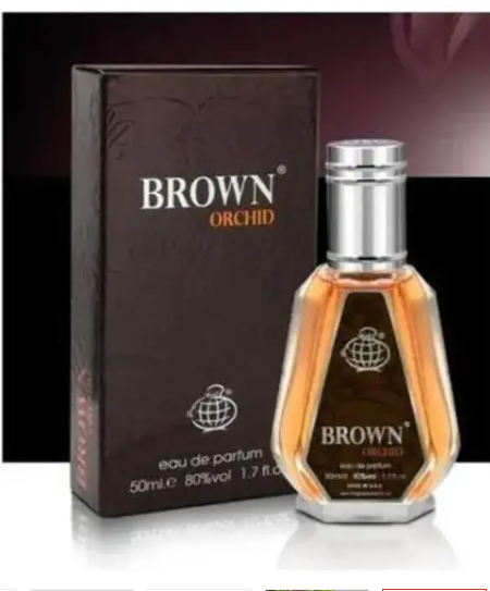 Brown Orchid Perfumed Deodorant Body Spray 200ml Unisex fragrance by Fragrance World Long lasting fragrance