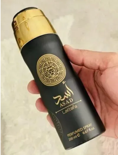 Asad Lattafa Perfumes for Men 200ML Deodorant Body Spray - Long-Lasting Fragrance & Refreshing Scent