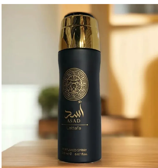 Asad Lattafa Perfumes for Men 200ML Deodorant Body Spray - Long-Lasting Fragrance & Refreshing Scent