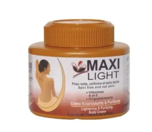 Maxi Light Body Cream 135ml | Skin Lightening & Purifying Moisturizer for Smooth, Glowing Skin