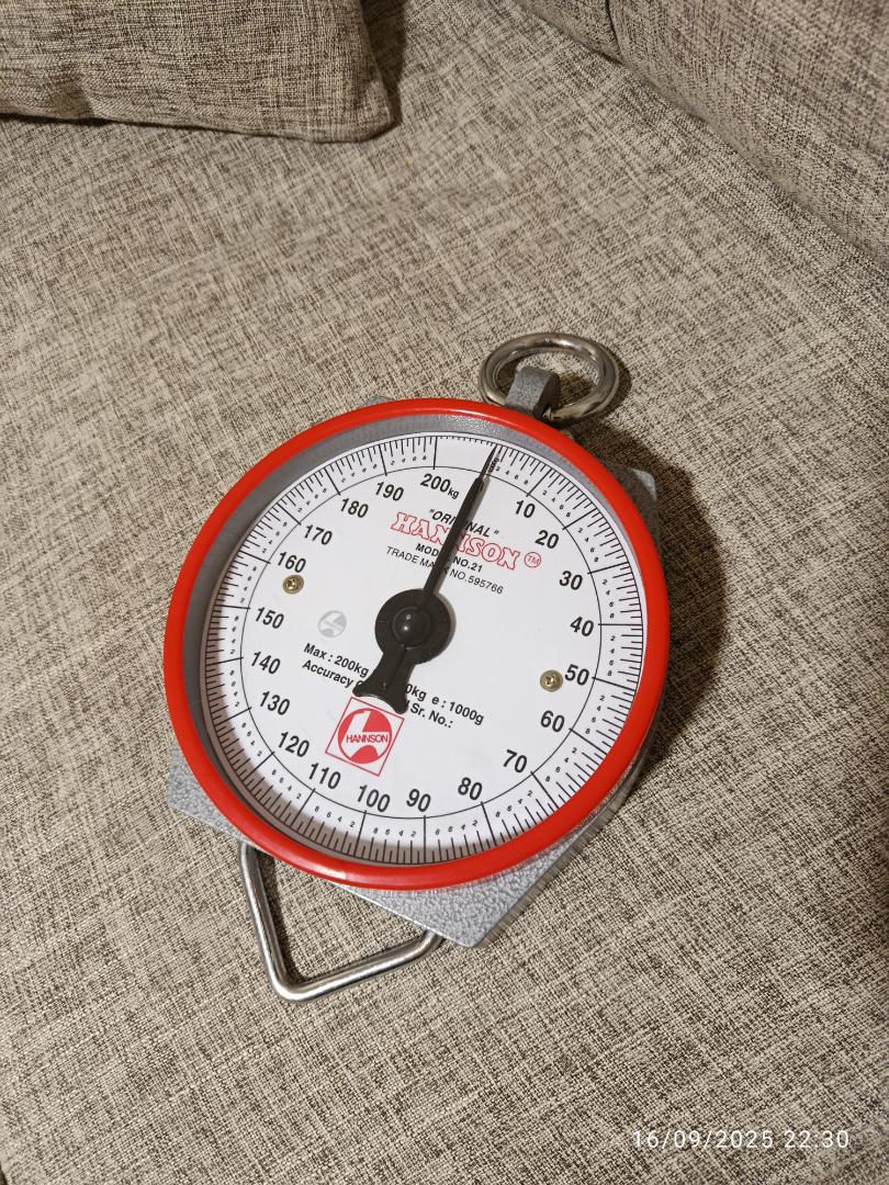 Hanson 200Kgs Heavy Duty Digital Hanging Weighing Scale for Industrial Commercial Home or store Use