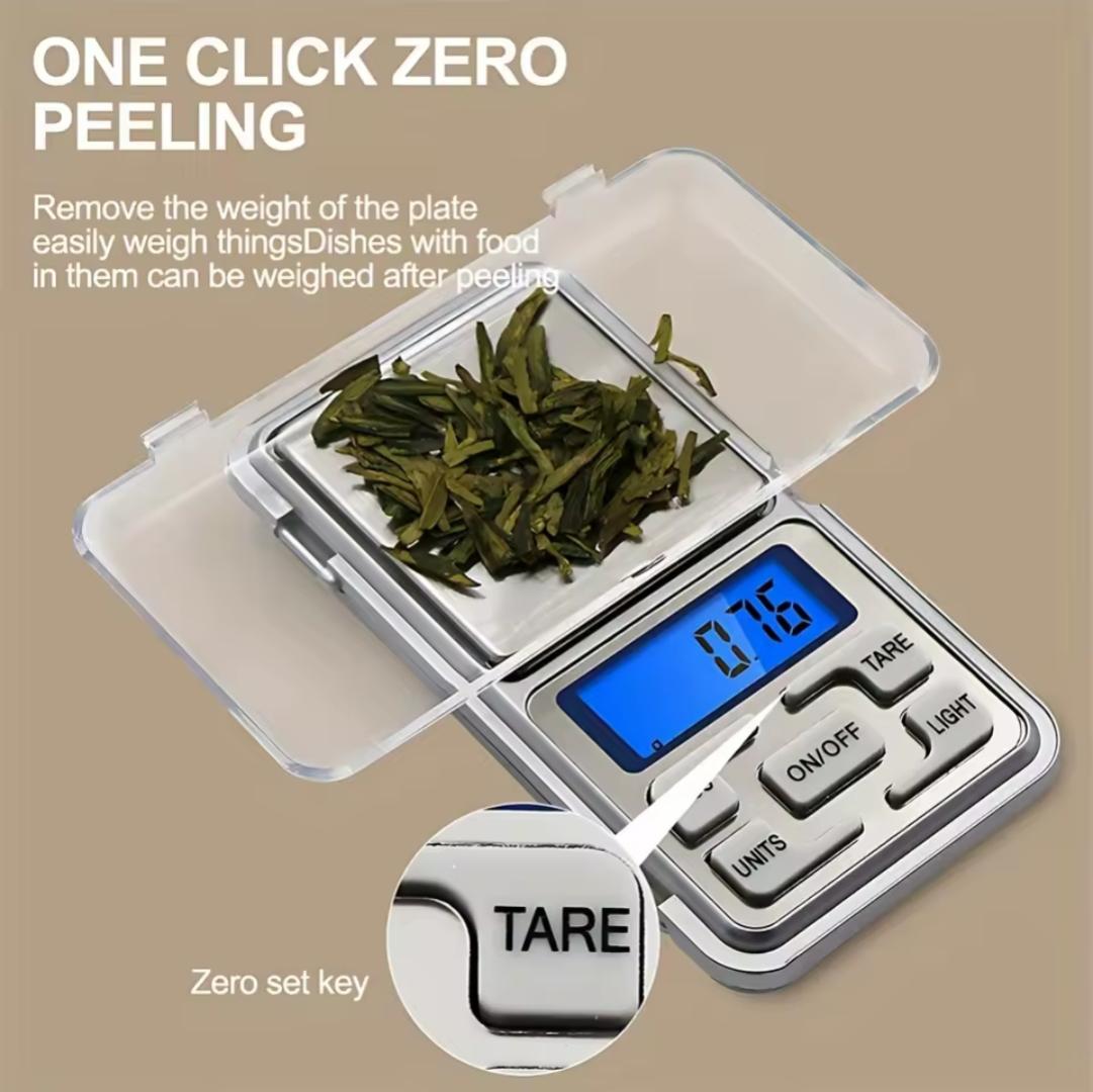 High Precision 0.01g to 200g Digital Pocket Weighing Scale for Jewelry, Gold, Powder, Herbs and Portable Drug Measurement
