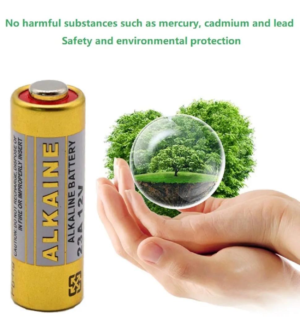 23A 12 Volt Battery A23 Battery- Long Lasting 23A 12V Batteries for Doorbells and Remote Control