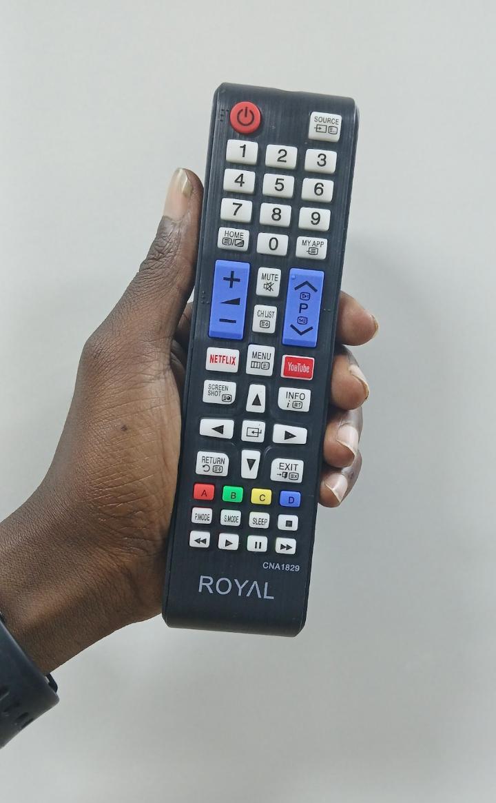 Royal smart tv remote control original Royal android TV remote