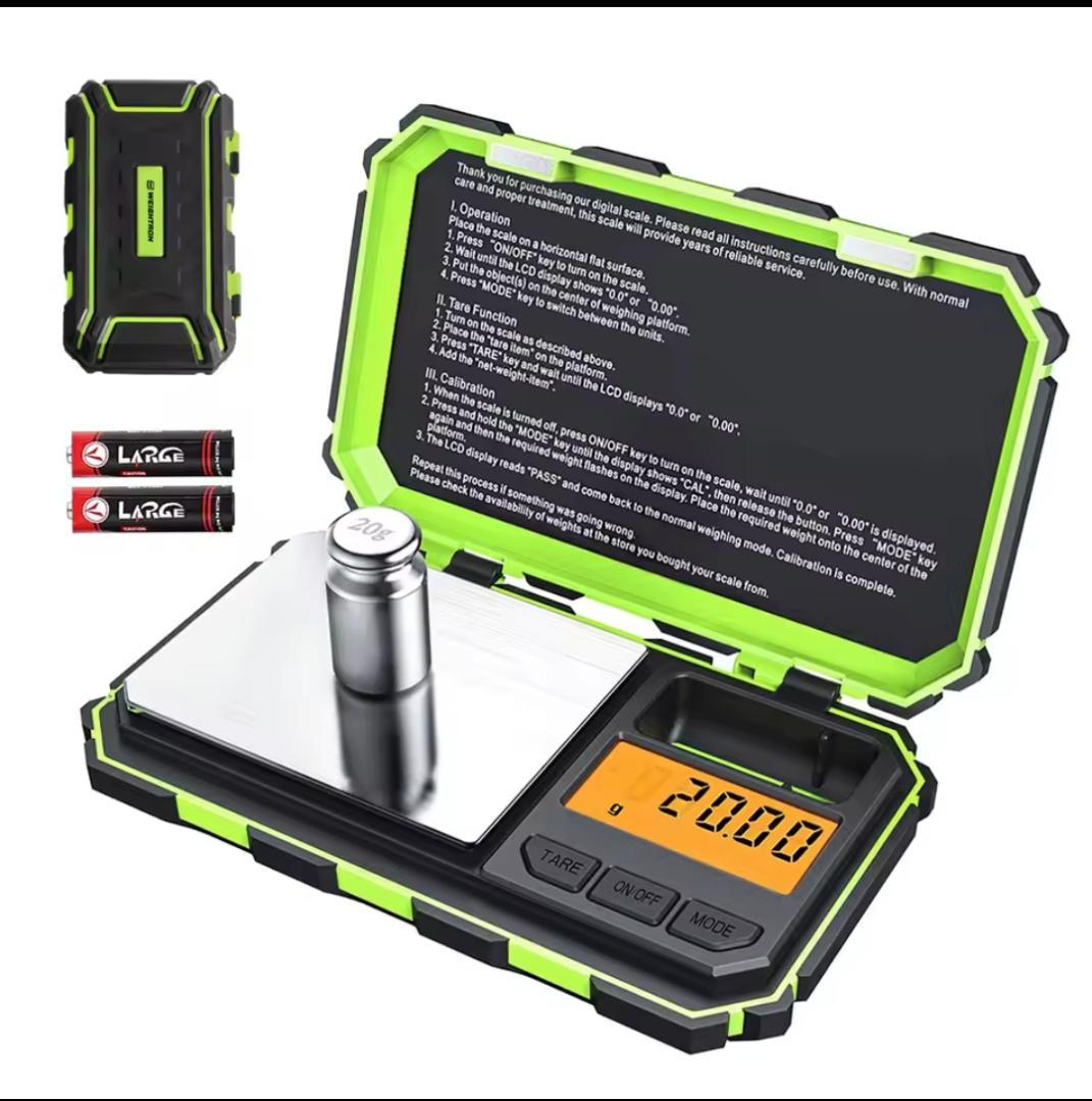 New pocket scale wkth calibration scale 💯 accurate 0.01g coffee weighing machine