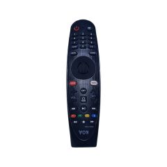 Von Smart TV Remote Control – Replacement Remote with Free Batteries