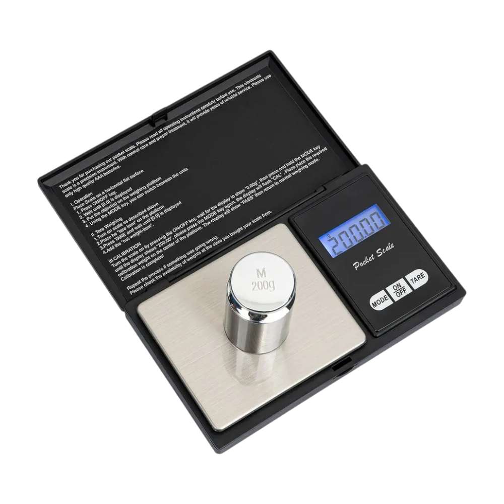 Professional Digital Pocket Scale 200g x 0.01g Precision Gram Scale for Kitchen, Jewelry, Gold, Silver Coins and Small Items