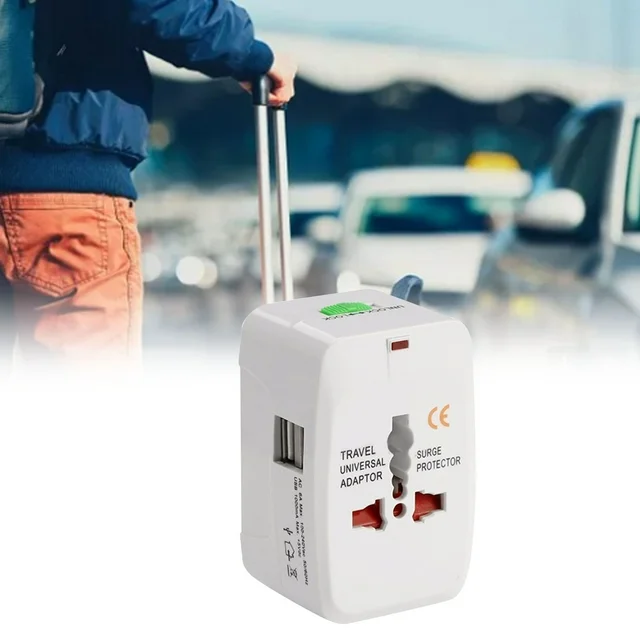 Universal Travel Adapter, Universal Travel Adapter Converter 100-250V Flame Retardant for Journey