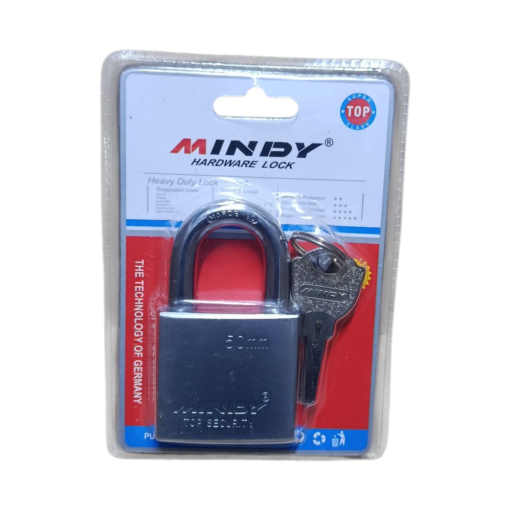Mindy 50mm Heavy Duty Anti-Theft Padlock with 3 Strong Security Keys for Gates, Doors, Lockers, Shops and Outdoor Property Protection in Kenya