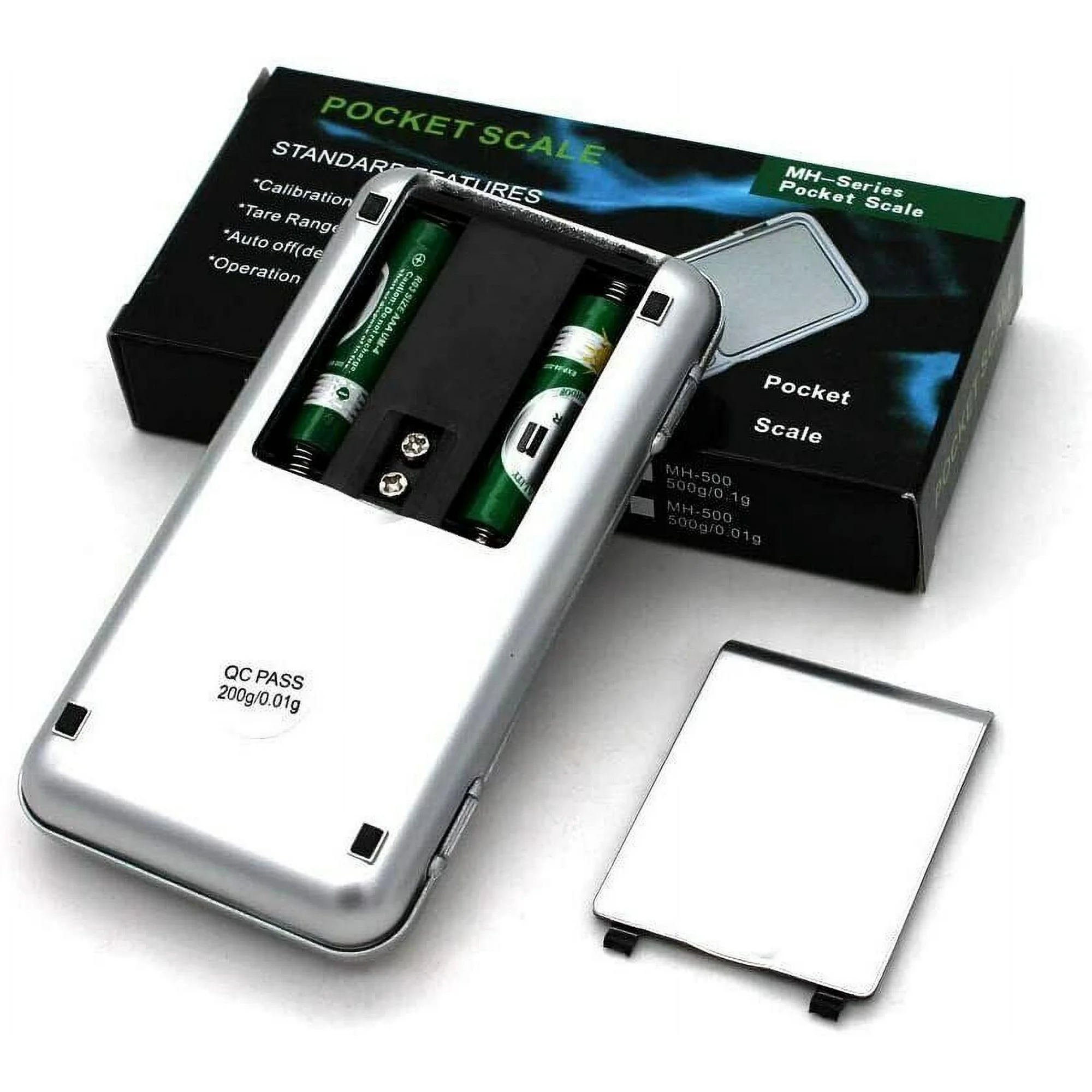 Portable Mini Digital Jewelry Scale 200g x 0.01g with LCD Screen Pocket Size for Accurate Gold, Silver, Herb and Precision Gram Weighing