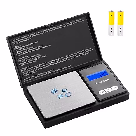 Professional Digital Pocket Scale 200g x 0.01g Precision Gram Scale for Kitchen, Jewelry, Gold, Silver Coins and Small Items