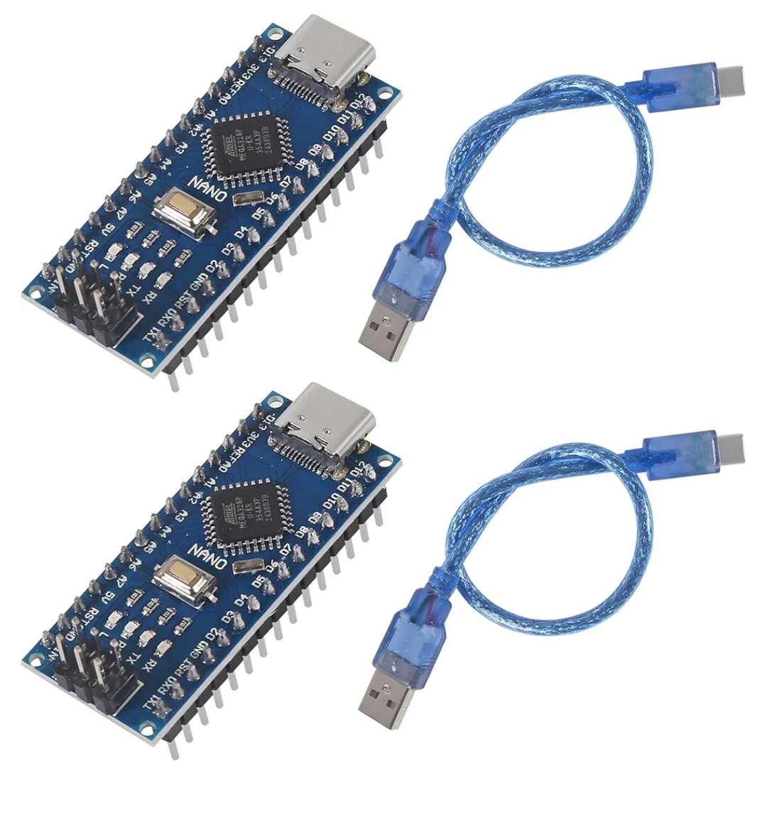 Compact and powerful Arduino Nano board with ATmega328P—ideal for small projects, prototyping, and embedded systems.