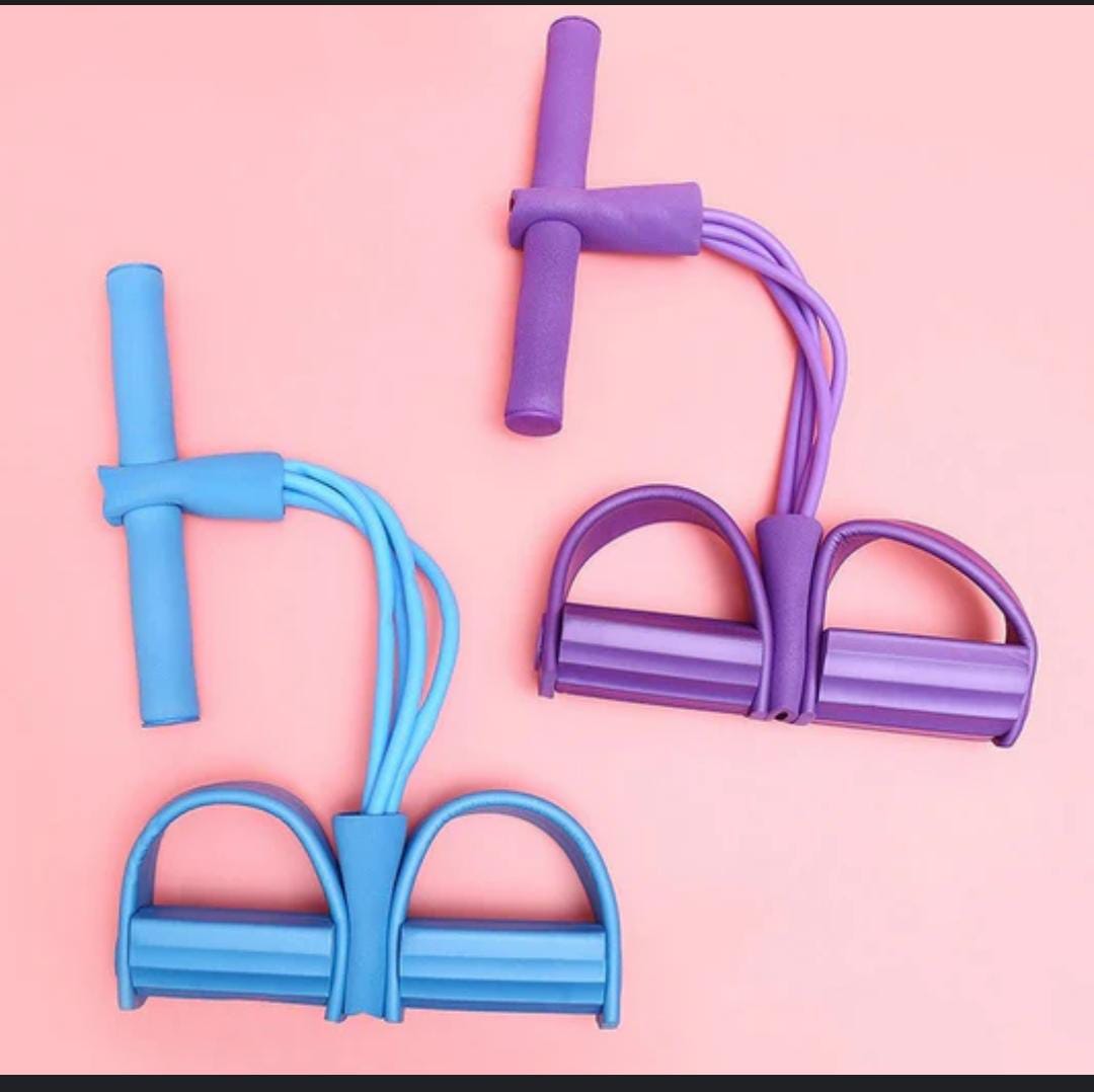 Tummy trimmer in blue and purple