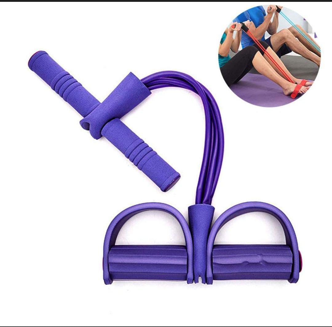 Tummy trimmer in blue and purple