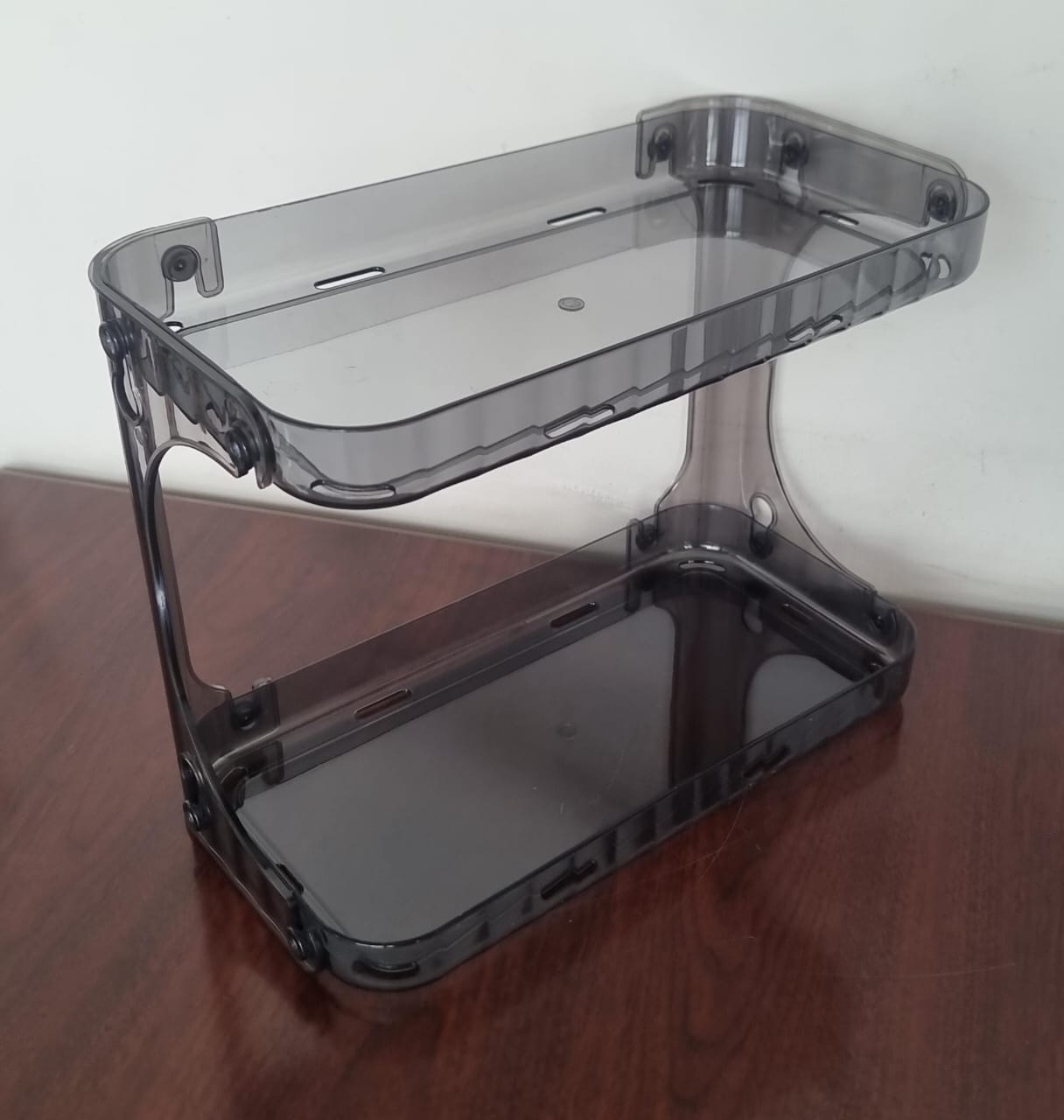 Aclyric  2 Layer Multipurpose Cosmetic shelving, The Aclyric 2-Layer Multipurpose Cosmetic Shelving is a sleek and practical storage solution designed to organize your beauty products.