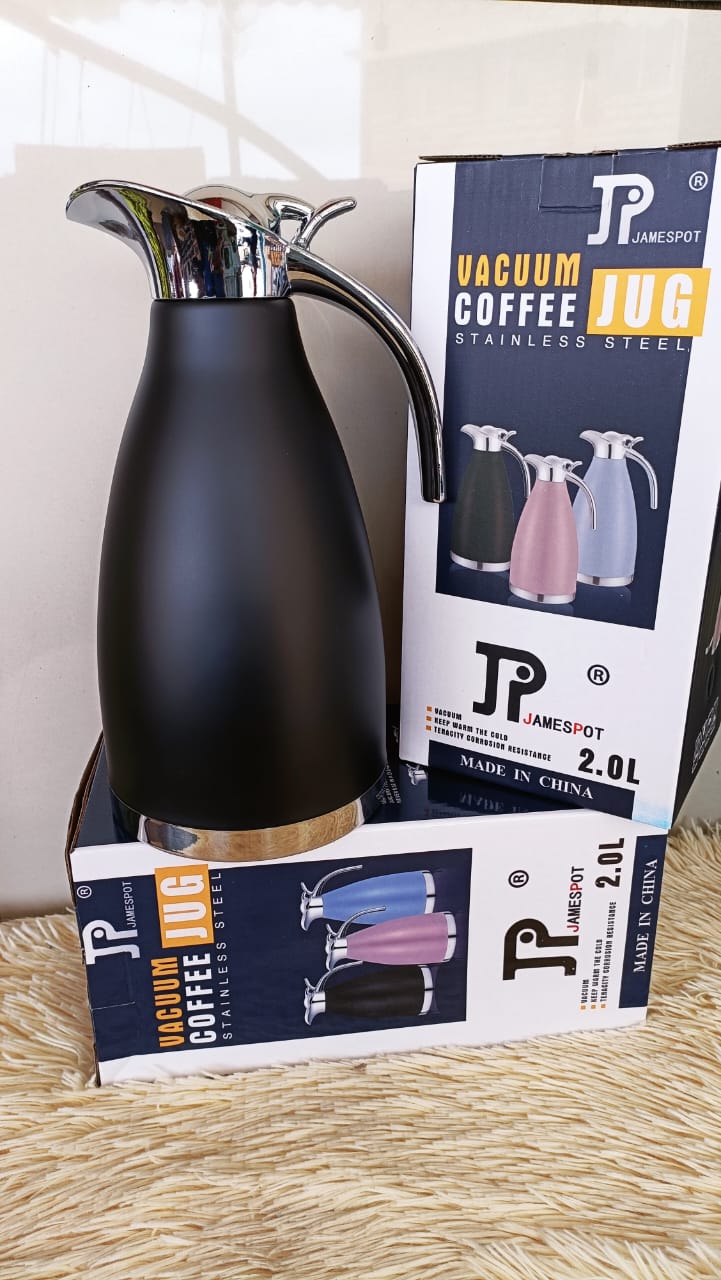 Jamespot Flask Jp Marble Black,  Made from high quality stainless steel.