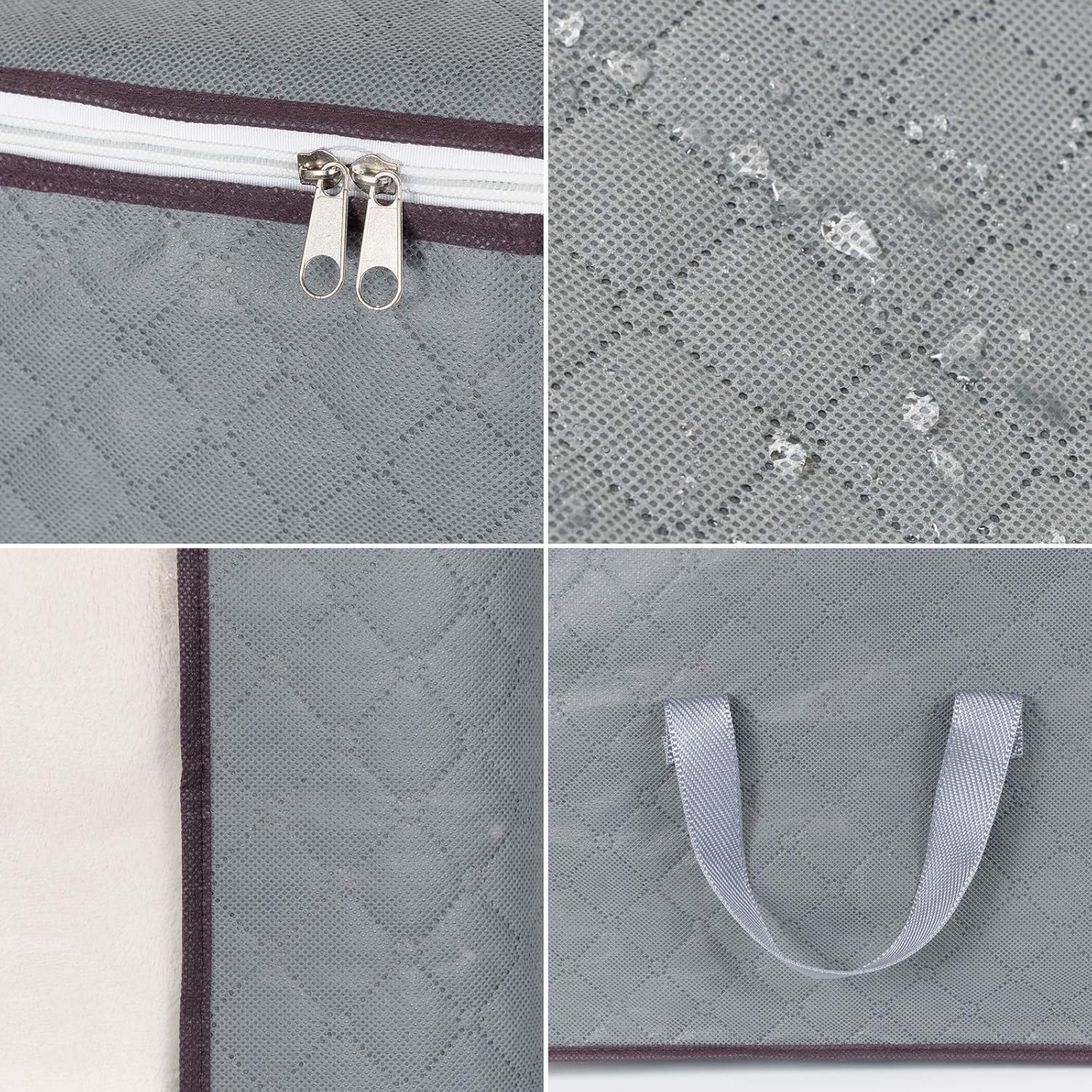 Foldable Storage Bag Portable Clothes Organizer Tidy Pouch Suitcase Non-woven Home Storage Box Quilt Storage Container Bag Box