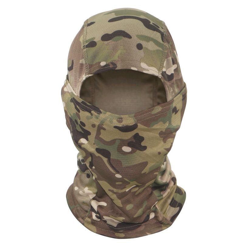 Tactical Camouflage Balaclava Full Face Mask CS Wargame Army Hunting Cycling Sports Helmet Liner Cap Military Multicam CP Scarf Accessories