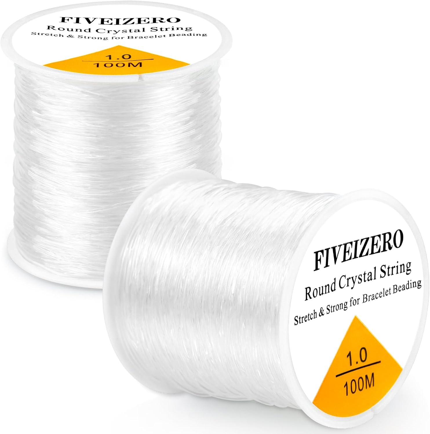 DIY Beading Stretch Cords 0.4/0.5/0.6/0.7/0.8/1mm Round Crystal Elastic String for Bracelets Necklace Beading & Jewelry Making
