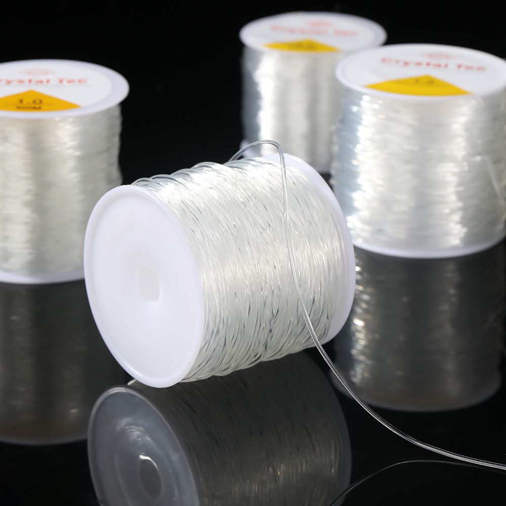 DIY Beading Stretch Cords 0.4/0.5/0.6/0.7/0.8/1mm Round Crystal Elastic String for Bracelets Necklace Beading & Jewelry Making