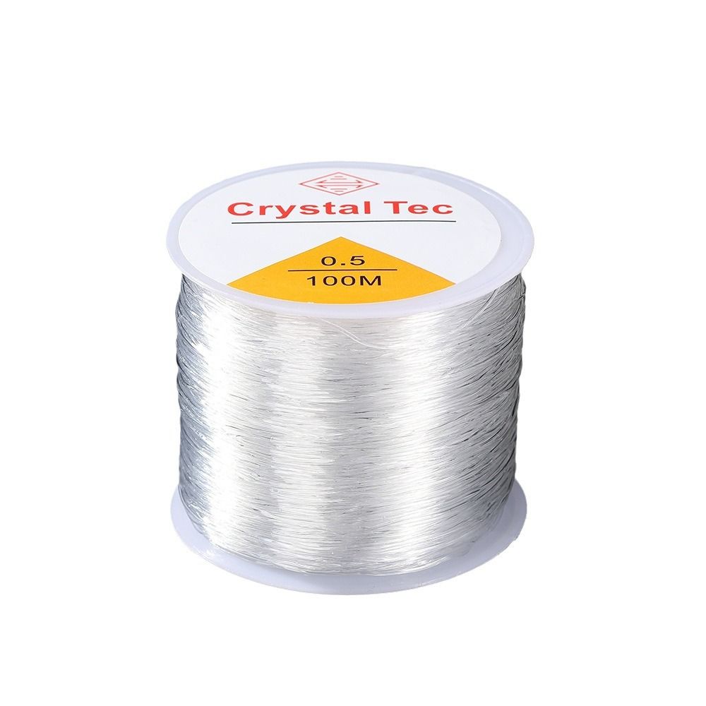 DIY Beading Stretch Cords 0.4/0.5/0.6/0.7/0.8/1mm Round Crystal Elastic String for Bracelets Necklace Beading & Jewelry Making