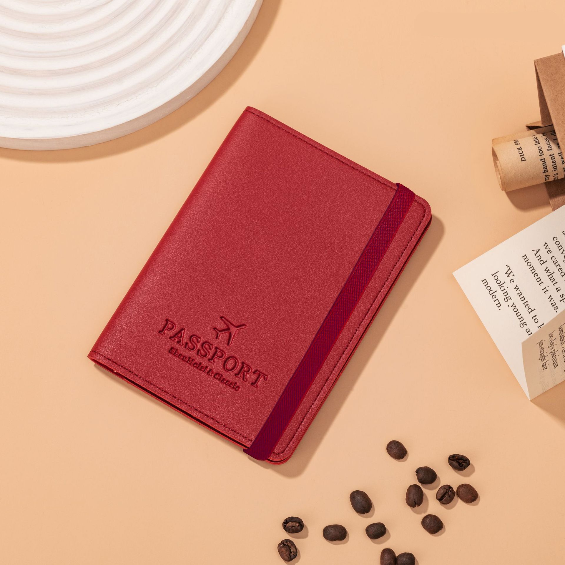 Passport Bag Multi-function Document Package Portable Travel Ultra-thin Passport Holder Document holder and passport holder