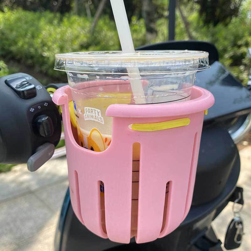 Electric vehicle water cup holder universal bicycle milk tea coffee kettle holder motorcycle children's cart milk bottle beverage holder