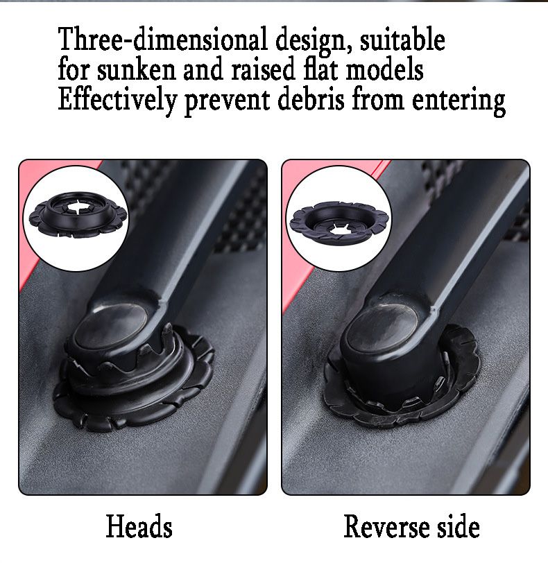 2PCS Silicone pad universal protective cover for car wiper hole, dust cover for windshield wipers, suitable for 90% of car models.