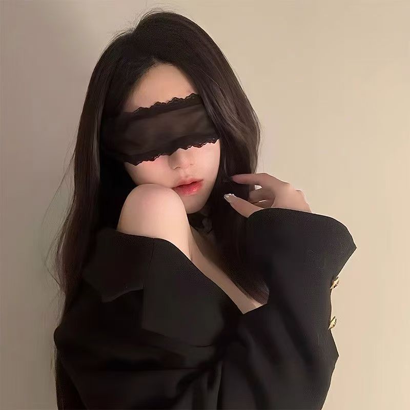 2pcs Sexy lingerie sexy blindfold hot lace seduction cosplay pure desire prom party supplies