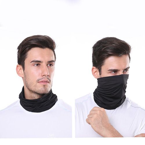 Summer Sun - shading Cycling Mask for Men. It can be used for outdoor fishing, blocks UV rays, is made of quick - drying ice silk, and serves as a multi - functional sun - protection neck gaiter.