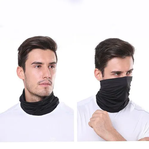 Summer Sun - shading Cycling Mask for Men. It can be used for outdoor fishing, blocks UV rays, is made of quick - drying ice silk, and serves as a multi - functional sun - protection neck gaiter.