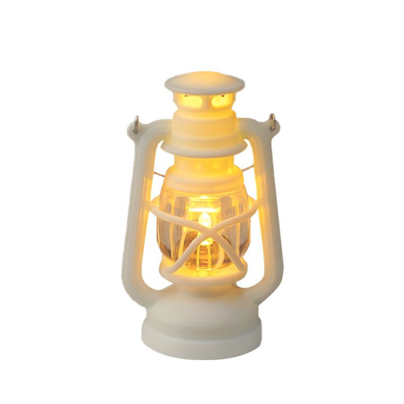 Mini Retro Simulated Night Light, LED Electronic Candle Light, Portable Lantern, Decorative Ambience Hanging Ornament, Desktop Decoration Ornament