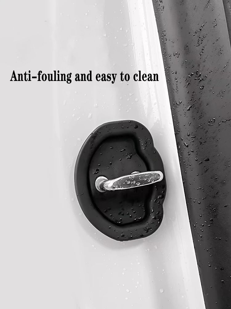 4PCS Car door lock protection pad, door shock absorption cushion pad