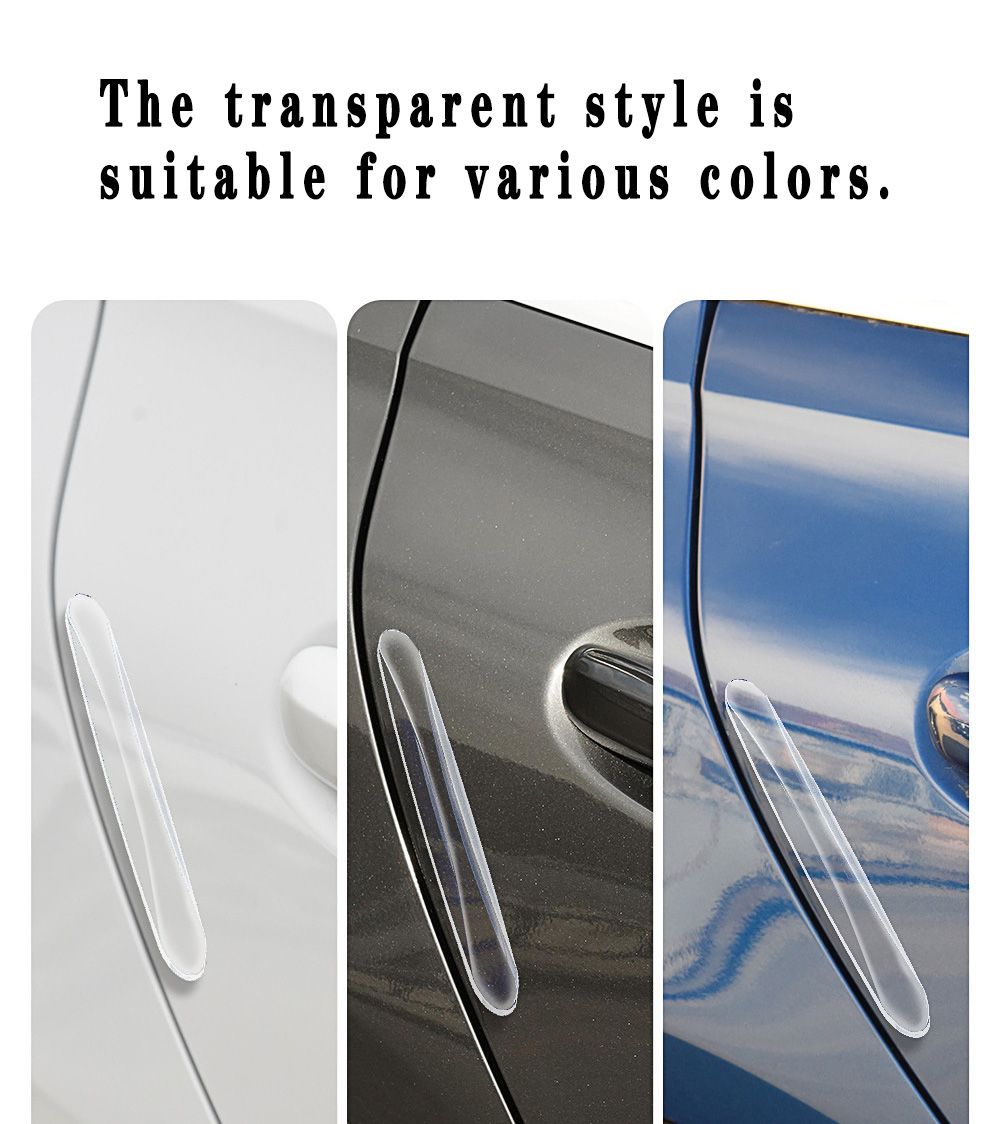 Auto Door Side Edge Protection Guard Universal, Self-Adhesive Anti-Scratch Collision Protector Trim Sticker for Car Side Door Edge Bumper Guard Protector Strips