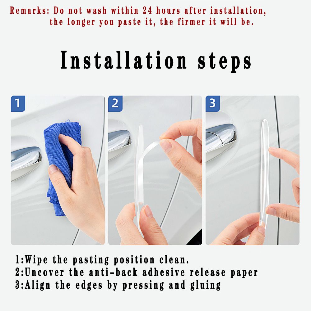 Auto Door Side Edge Protection Guard Universal, Self-Adhesive Anti-Scratch Collision Protector Trim Sticker for Car Side Door Edge Bumper Guard Protector Strips