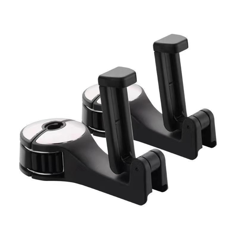 2pcs Car hook Creative mobile phone holder, hidden in-car vehicle hook for hanging bags, adjustable.