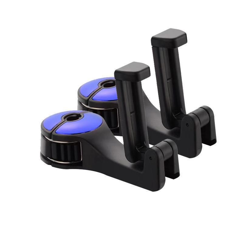 2pcs Car hook Creative mobile phone holder, hidden in-car vehicle hook for hanging bags, adjustable.
